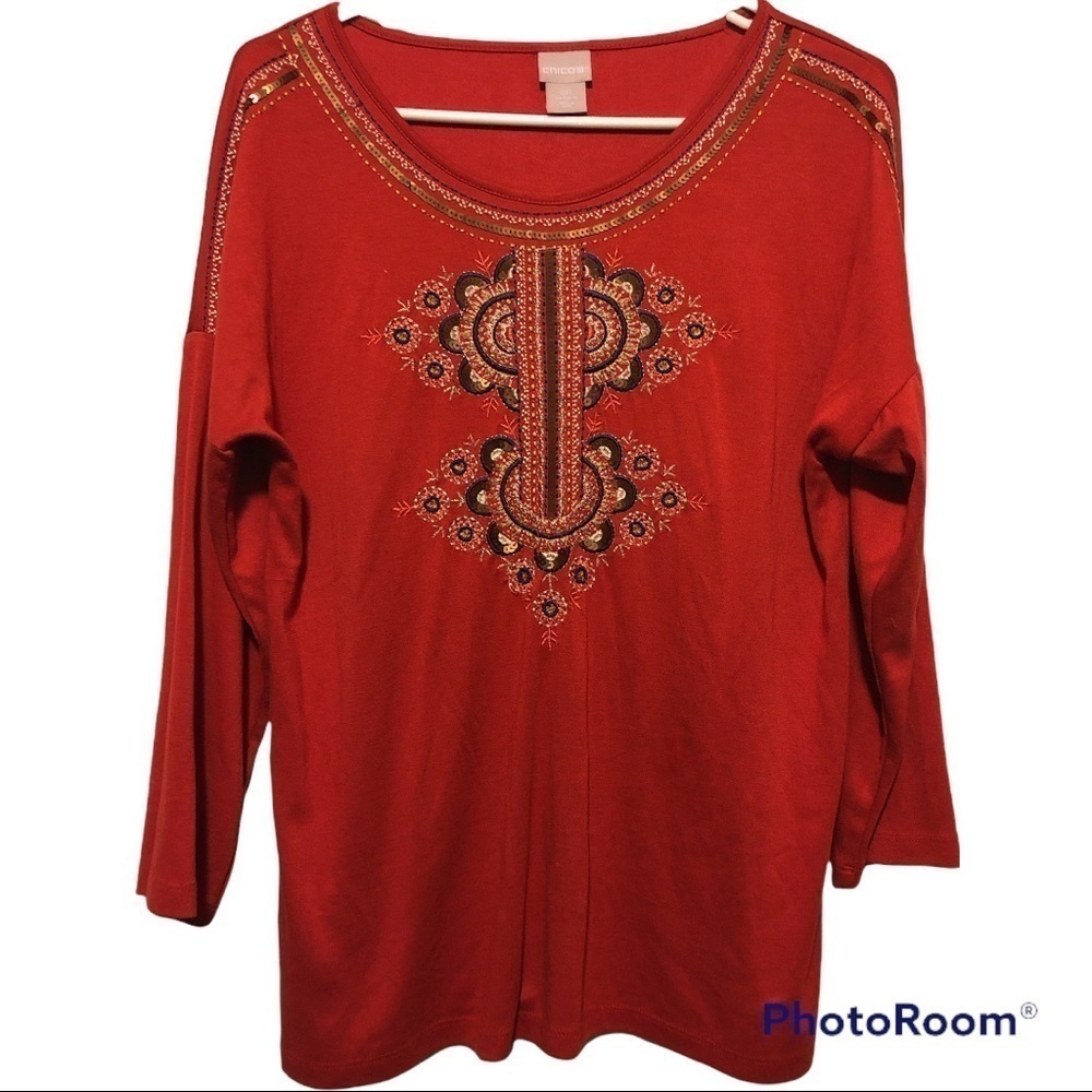 Chico’s long sleeved top size S